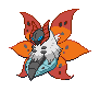 #637 Volcarona sprite Frontal