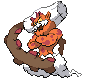 #645 Landorus sprite Frontal
