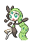 #648 Meloetta sprite Frontal