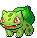 #001 Bulbasaur sprite Frontal Shiny