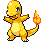 #004 Charmander sprite Frontal Shiny
