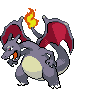 #006 Charizard sprite Frontal Shiny