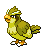 #016 Pidgey sprite Frontal Shiny