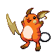#026 Raichu sprite Frontal Shiny