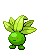 #043 Oddish sprite Frontal Shiny