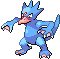 #055 Golduck sprite Frontal Shiny