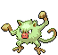 #056 Mankey sprite Frontal Shiny