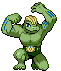 #067 Machoke sprite Frontal Shiny