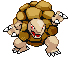 #076 Golem sprite Frontal Shiny