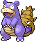 #080 Slowbro sprite Frontal Shiny
