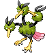 #085 Dodrio sprite Frontal Shiny