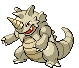 #112 Rhydon sprite Frontal Shiny