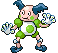 #122 Mr. Mime sprite Frontal Shiny