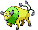 #128 Tauros sprite Frontal Shiny