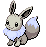 #133 Eevee sprite Frontal Shiny