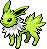 #135 Jolteon sprite Frontal Shiny