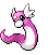 #147 Dratini sprite Frontal Shiny