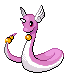#148 Dragonair sprite Frontal Shiny