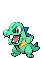 #158 Totodile sprite Frontal Shiny