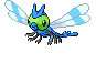 #193 Yanma sprite Frontal Shiny
