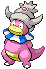 #199 Slowking sprite Frontal Shiny