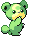 #216 Teddiursa sprite Frontal Shiny