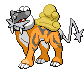 #243 Raikou sprite Frontal Shiny