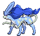 #245 Suicune sprite Frontal Shiny
