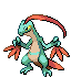 #253 Grovyle sprite Frontal Shiny