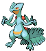 #254 Sceptile sprite Frontal Shiny