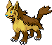 #262 Mightyena sprite Frontal Shiny