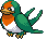 #276 Taillow sprite Frontal Shiny