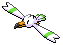 #278 Wingull sprite Frontal Shiny