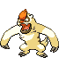 #288 Vigoroth sprite Frontal Shiny