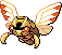 #291 Ninjask sprite Frontal Shiny