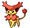 #301 Delcatty sprite Frontal Shiny