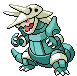 #306 Aggron sprite Frontal Shiny