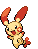 #311 Plusle sprite Frontal Shiny