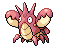 #341 Corphish sprite Frontal Shiny