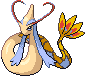 #350 Milotic sprite Frontal Shiny
