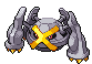 #376 Metagross sprite Frontal Shiny