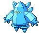 #378 Regice sprite Frontal Shiny