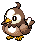 #396 Starly sprite Frontal Shiny