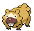 #399 Bidoof sprite Frontal Shiny