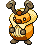#401 Kricketot sprite Frontal Shiny