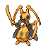 #402 Kricketune sprite Frontal Shiny