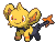 #403 Shinx sprite Frontal Shiny