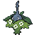 #413 Wormadam sprite Frontal Shiny