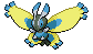 #414 Mothim sprite Frontal Shiny