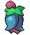 #421 Cherrim sprite Frontal Shiny